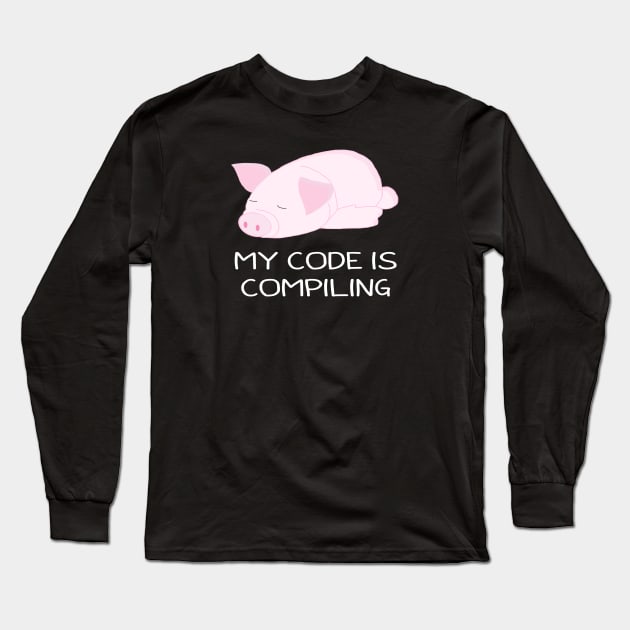 my code is compiling Long Sleeve T-Shirt by Danielle